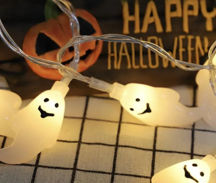 Halloween Light String Scene Layout LED Pumpkin Light String Outdoor Festival Decoration LED Halloween Light String